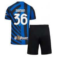 Inter Milan Matteo Darmian #36 Hjemmedraktsett Barn 2024-25 Kortermet (+ Korte bukser)